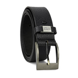 Urban Forest Noir Nappa Black Casual Leather Belt For Men