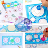 Ofix+ Classic Drawing Toy Spirograph Ruler & Drawing Stenciles Kids Learning Art Set | Drawing Tool Stationery Creative Gift Kid