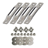 SNAPLOCS Stainless 4 Pack with Allen Screws ETrack Single Strap Anchors