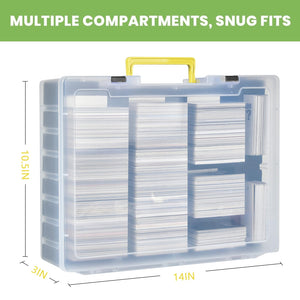 ALKOO 2200+ Large Trading Card Storage Box Case Holder for Kids Against Maturity, C.A.H MTG Deck Organizer for Cards Against Hum