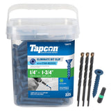 Tapcon 28575 1/4x13/4 Blue Star Drive Bugle Head Concrete Anchors 225/Box