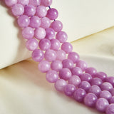 45pcs 8mm Natural Kunzite Beads Gemstone Beads Round Loose Beads for Jewelry Making