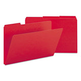 SMEAD SMD2253822538 Bright Red Colored Pressboard File Folders