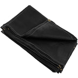 VEVOR 10 x 10 Ft Welding Blanket Black Fiberglass Blanket Portable Fiberglass Fire Retardant Blanket Welding Mat Welding Firepro