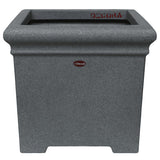 Decora Liberty Pot (Ts40)(Stone Grey)(16X16X14.5)(With Drainage Hole) || Pots For Plants Polymer || Lightweight || IndoorOut