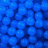 BERMRO 16mm Acrylic Beads 100pcs Dark Blue Transparent Bead Beadable Chunk Bubblegum Beads for DIY Crafting Necklace Bracelet Je