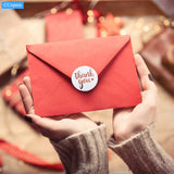 1.5 Inch Thank You Stickers Roll, 500 Pcs Rose Gold Thank You Stickers Lables for Baking Packaging,Envelope Seals, Small Busines