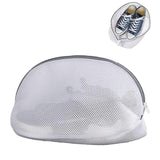 GERQSHO Shoe Washing Bag for Machine & Dryer Reusable Chenille Laundry Bag for Sneakers, Trainers & Delicates with Side Zipper