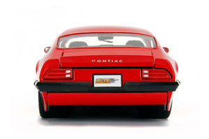 Big Time Muscle 1:24 1972 Pontiac Firebird Die-Cast Car, Toys For Kids And Adults,Black