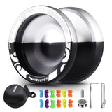MAGICYOYO V3 Professional Responsive Yoyo, Metal Alloy Yoyo for Beginner Adults, Dual Purpose Yo yo with 12 Yo-yo Strings + KK B