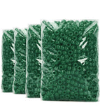 Praisebank 4000pcs Dark Green Pony Beads for Jewelry Making, Crafts, Hair Braids