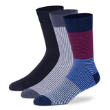 Supersox Formal/Office Calf Socks For Men Combo, Made With Breathable, Anti Odour & Moisture Absorbent Combed Cotton (Pack Of 3)