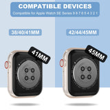XYF Compatible for Crystal Clear Apple Watch Bands, 45mm 44mm 42mm Bumper Case for Men Women Jelly Sport Case Band for iWatch Ul