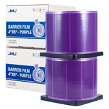 JMU Purple Barrier Film 2 Rolls, Barrier Film Tattoo 4 x 6 Barrier Tape, Dental Barrier Film Roll