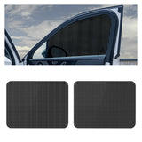 DUSCOKE 2PCS Car Side Window Sunshade, Block UV Rays Privacy Protector Car Static Cling Film Sticker, Reusable Washable Auto Sha