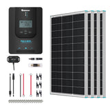 ?New Version? Renogy Premium 400 Watt 12 Volt Solar Kit 4 Pcs 100W Panel+40A MPPT Charge Controller+ Bluetooth Module Fuse+ Moun