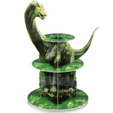 Censen 3 Tier Dinosaur Cupcake Stand Party Decorations Dinosaur Theme Cupcake Holder Decorations Dinosaur Dessert Tower for Kids