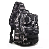 hopopower Tactical Sling Bag Pack Military Assault Rucksack Shoulder Bag Backpack Chest Pack Handbag Waterproof for Travel Hikin