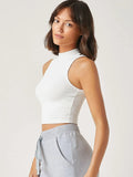 Wedani Women'S Soild Tank Top (X-Large White),White,XL,Polyester,Western,