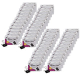 Binder Clips, Small, 3/8 Capacity, Black, 12 Per Box, 48 Boxes