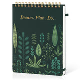 Wisefine B5 Top Spiral Notebook with Floral Cover