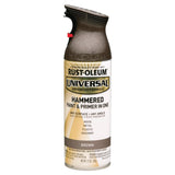 RustOleum 245218 Universal All Surface Hammered Spray Paint, 12 oz, Brown