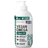 Vegan Omega 3 Oil for Dogs - 8 oz of Fish Free Algae Oil for Healthy Skin and Coat - Made with Omega 3 and 6 Fatty Acids, EPA, D