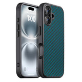 GESIHOPY for iPhone 16 Plus Case Carbon Fiber,Fits MagSafe, Military-Grade Drop Cover,Sturdy Carbon Fiber for iPhone 16 Plus Pho