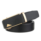 Zacharias MenS Faux Leather Belt Autolock Buckle (Pack Of 1) (Ax5310_Black; Free Size)