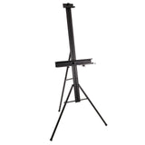 U.S. Art Supply 69 High Aluminum Single Mast Artists Studio Easel Stand for Sign and Floor Display - Heavy Duty Adjustable Extra