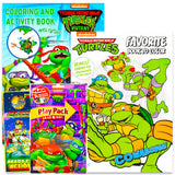 Teenage Mutant Ninja Turtles Coloring and Activity Book Set with Stickers (3 TMNT Coloring and Activity Books, Over 30 Stickers)