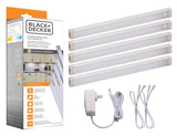Dimmable Under Cabinet Lighting With Motion Sensor 24.6W 1800 Lumens White 2700K 5-Bar Kit 9 Warm -Like New