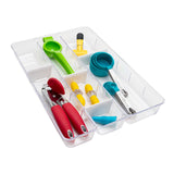 Dial Industries Clear Drawer Organizer with Adjustable Dividers