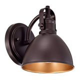 ACLand Oil Rubbed Bronze Gooseneck Wall Sconce, 7.5 Rustic Farmhouse Vanity Light, Barn Light Fixture for Bathroom, Bedroom, Gar