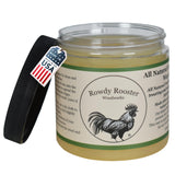 Unscented - All Natural Cutting Board Oil & Wood Conditioner - Refined Walnut Oil & Beeswax - Single Step Cutting Board Wax for 