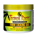 Bronner Bros Tropical Roots Firm Locking Gel - Loc & Twist Gel Ideal for Braids, Twists & Locs with Pineapple & Guava Extracts, 