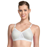 TRYLO Womens Alpa Bra Opaque, White, 32E