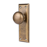 ToPToToo Dummy Door Knob Interior, Inactive Door Knobs for Closet, Antique Bifold Door Knobs Replacement, Single-Side Dummy Old 