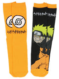 Anime Naruto Shippuden Unisex 2 Pair Crew Cut Socks Cosplay One Size