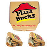 Funny Pizza Money Gift Box - Pizza Bucks Gag Cash Gift Holder for Birthdays, Christmas, Graduation, White Elephant, Stocking Stu