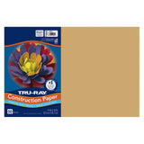 Tru-Ray Construction Paper, Almond, 12 x 18, 50 Sheets