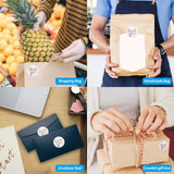1.5 Inch Thank You Stickers Roll, 500 Pcs Rose Gold Thank You Stickers Lables for Baking Packaging,Envelope Seals, Small Busines