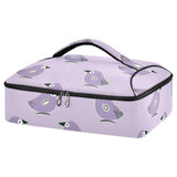 SyXIOP Insulated Casserole Carrier Bag Oliver Jeffers Style Kiwi Jade Bird
