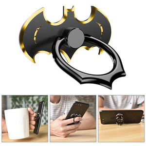 Bat Phone Ring Stand Holder - OATSBASF Cell Phone Ring Holder Finger Grip 360 Degree Rotation Compatible with iPhone 12/11 Pro M