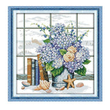 Calandis Stamped Stitch Kit Embroidery Kit Windowsill Pattern | Stitch Kits | Hand Embroidery Kits | Embroidery & Stitch