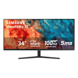 SAMSUNG 34 ViewFinity S50GC Series Ultrawide QHD Monitor, 100Hz, 5ms, HDR10, AMD FreeSync, Ultrawide Screen, Eye Care, Thin Beze
