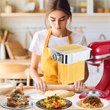 Meat Grinder Pasta Maker Attachment for ALL Kitchenaid Stand Mixers,for Kitchen aid Mixer Accessories Includes Metal Meat Grinde