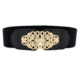 Redhorns Elastic Fabric Waist Belt For Women Dresses Floral Design Stretchy Ladies Belt For Saree Girls Jeans Free Size (Ld74A