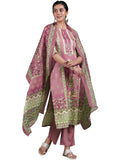 Libas Women'S Poly Crepe Printed Kurta Set (36946 Mauve