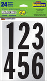 HYKO PRODUCTS MM23N Number, 3In, Reflective